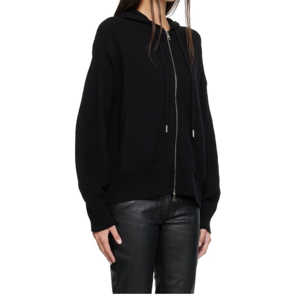 Moncler black cashmere hoodie - Picture 2 of 3